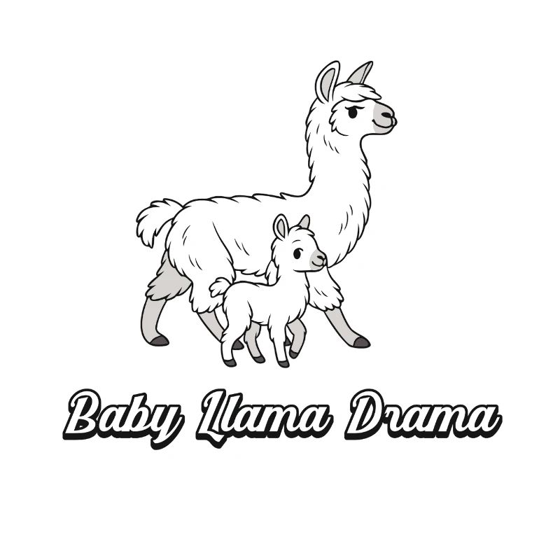 Drame du bébé lama – Lamas mignons