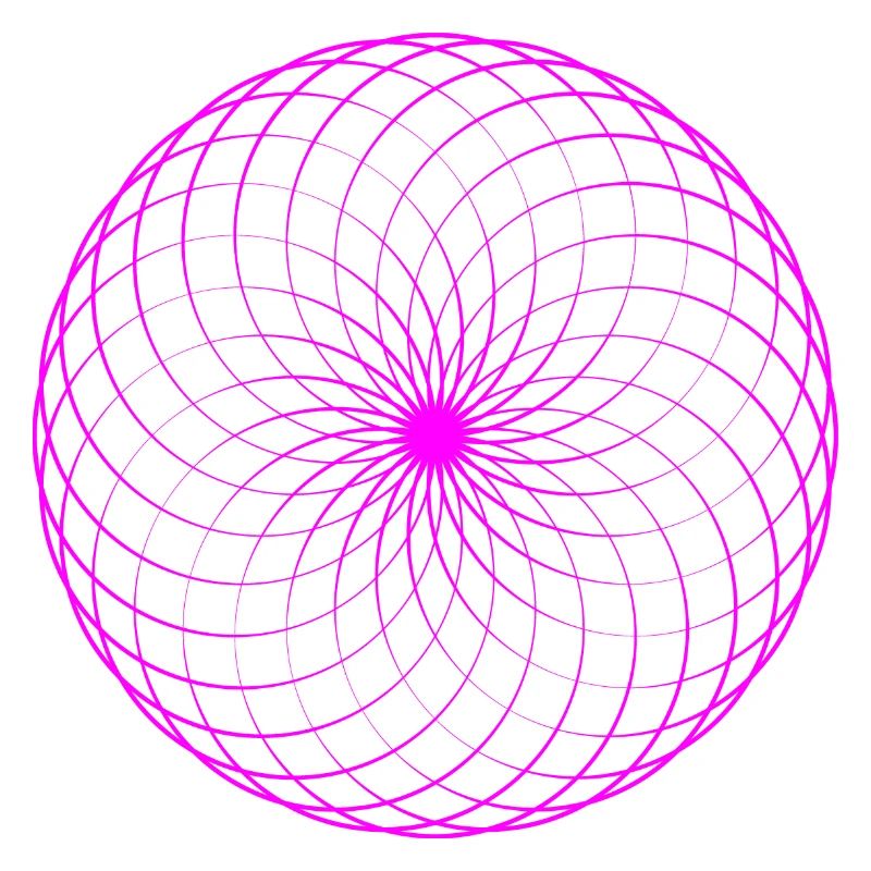 Neon spiral net torus