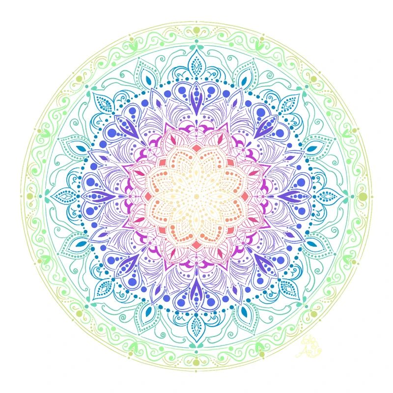 Rainbow Mandala Fusion
