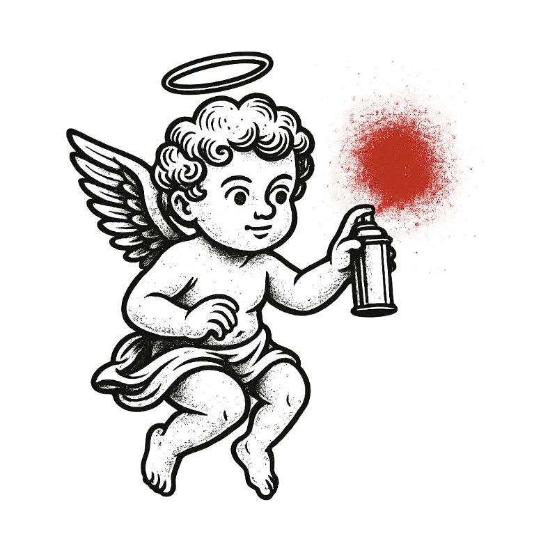 Angel Spray: Buntes Graffiti