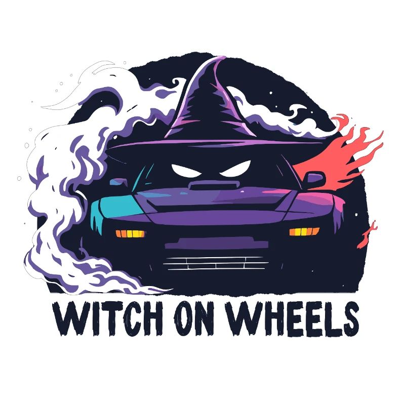 Sorcière sur roues Neon Ride