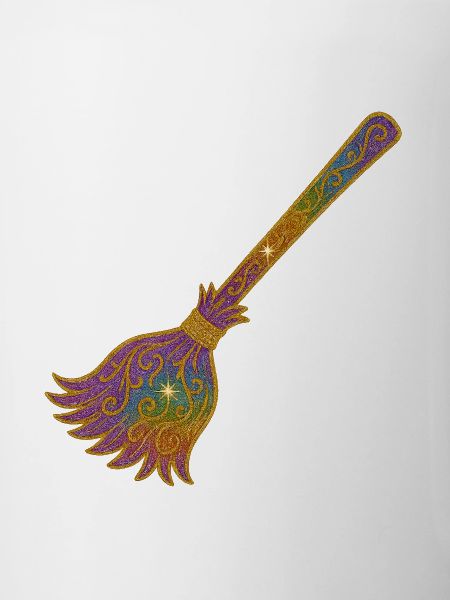 Rainbow Glitter Broom Magic