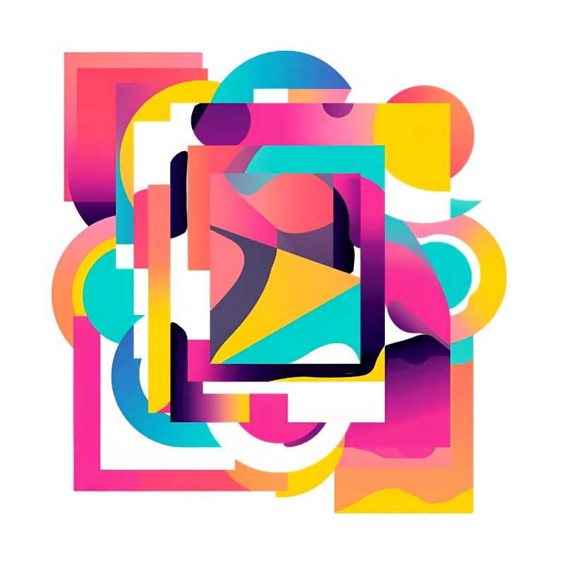 Kaleidoscopic Color Geometry Abstract