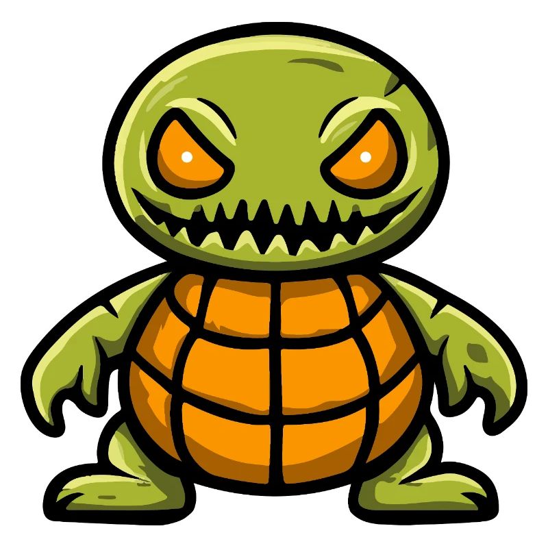 Turtle Halloween Zombie