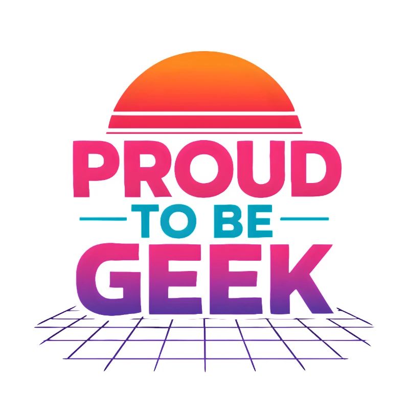 Proud to be Retro Gradient Geek
