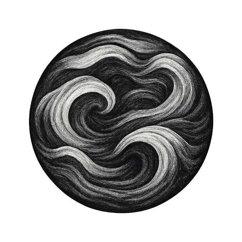 Tourbillon Noir et Blanc