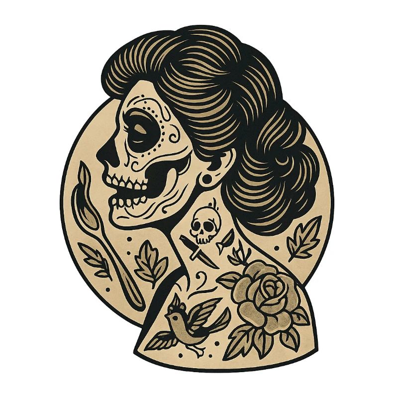 Crâne féminin
