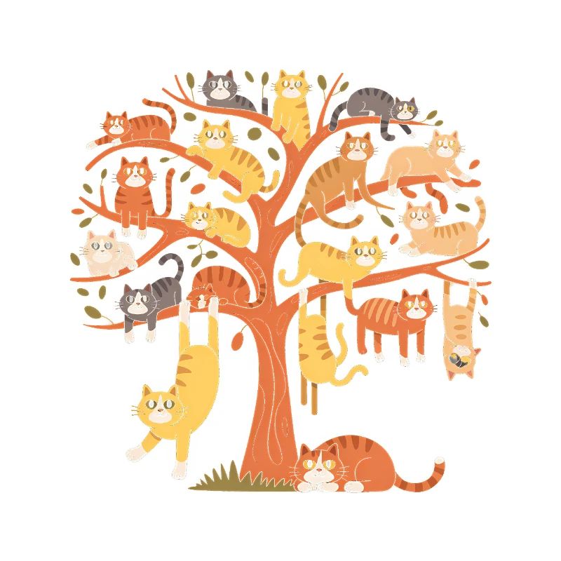 Cat Tree - Funny Cat T-Shirt