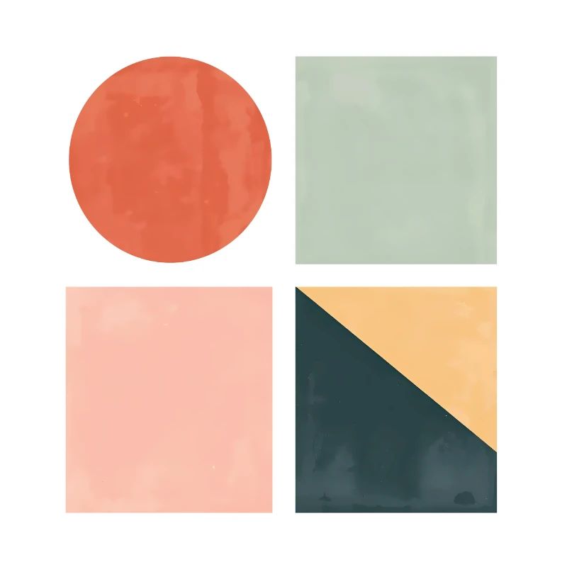 Minimal Geometric Shapes — Modern Abstract Art