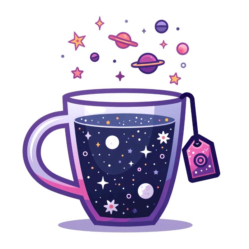 Universe Tea Galaxy in Tea Cup