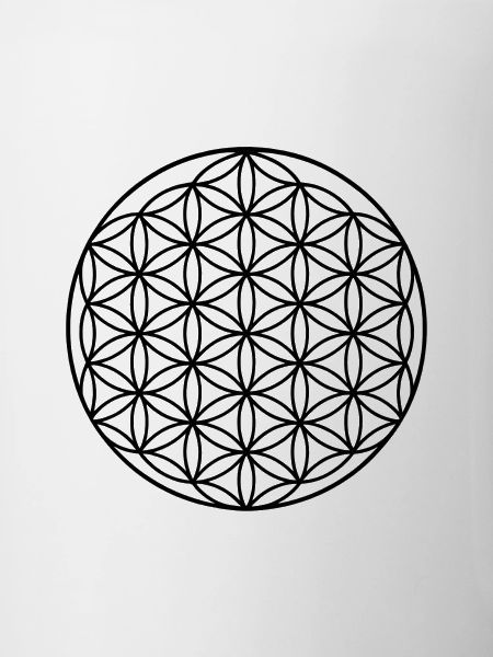Flower of Life Circle Design