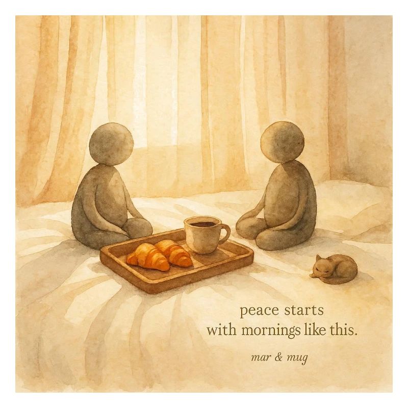 Morning Peace Breakfast Tray