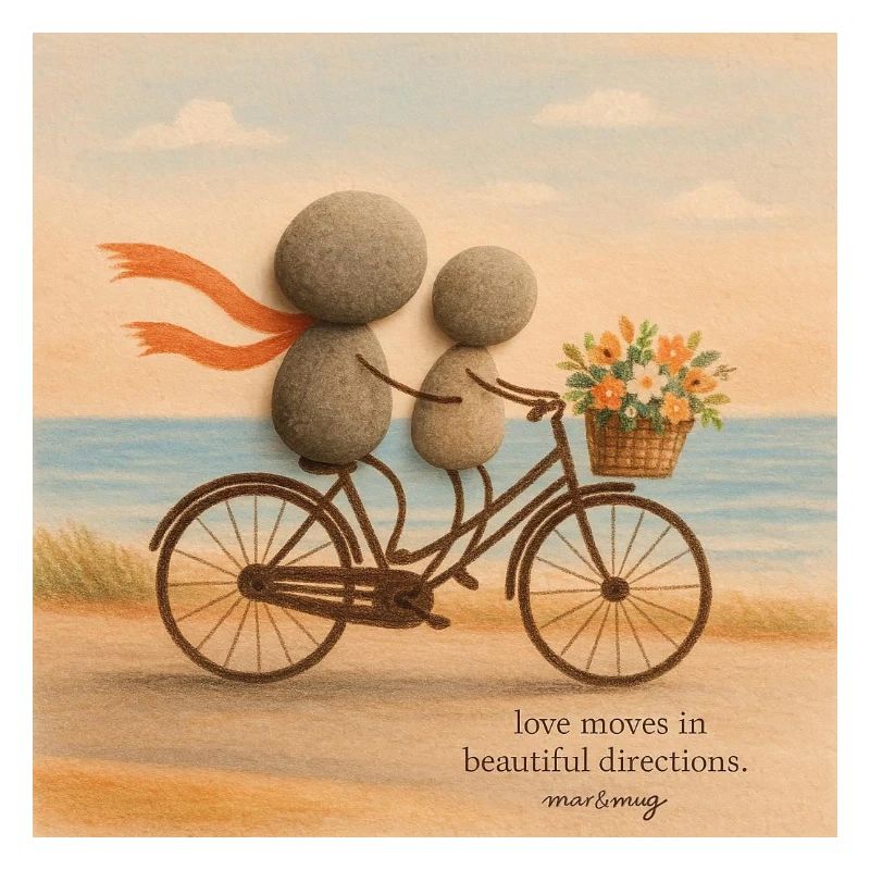 Love Moves on a Stone Bicycle