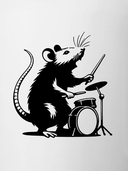 DrummerMaus Silhouette