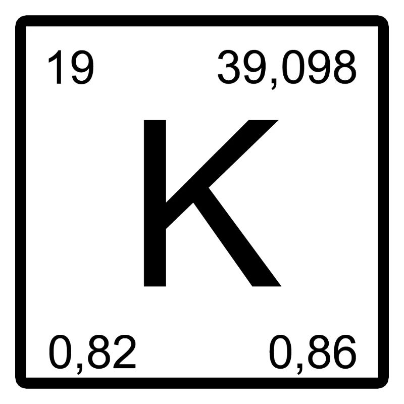 Potassium K Element Minimal Chemistry