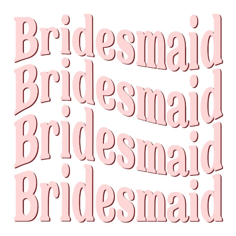BRIDESMAID WEDDING WAVE