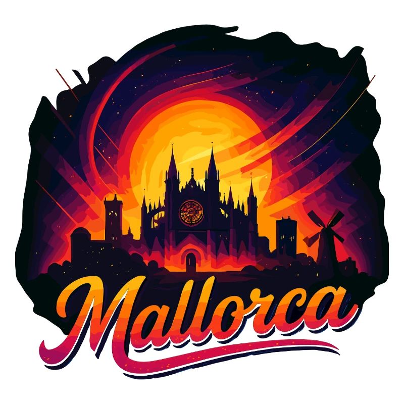 Mallorca Sunset Cathedral Gift Palma