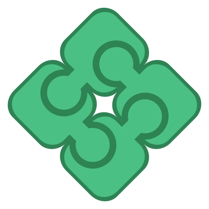 Interlocking Clover Motif