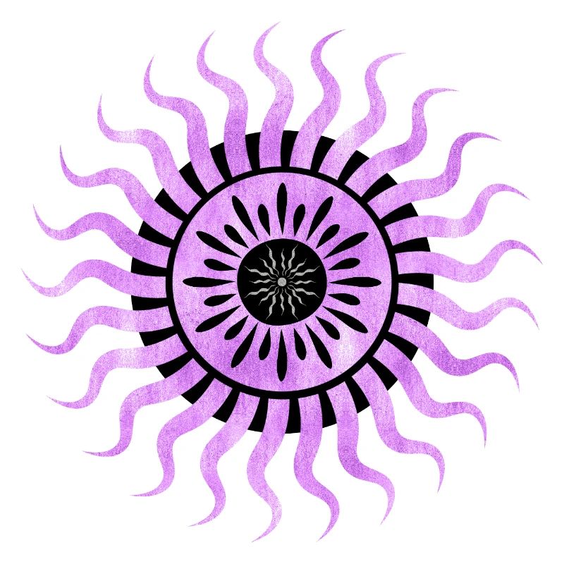 Soleil Violet Rêveur