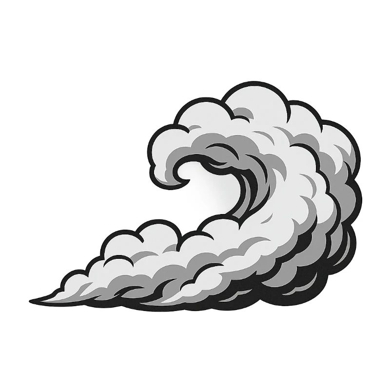Swirl Cyclone Cloud Graphic