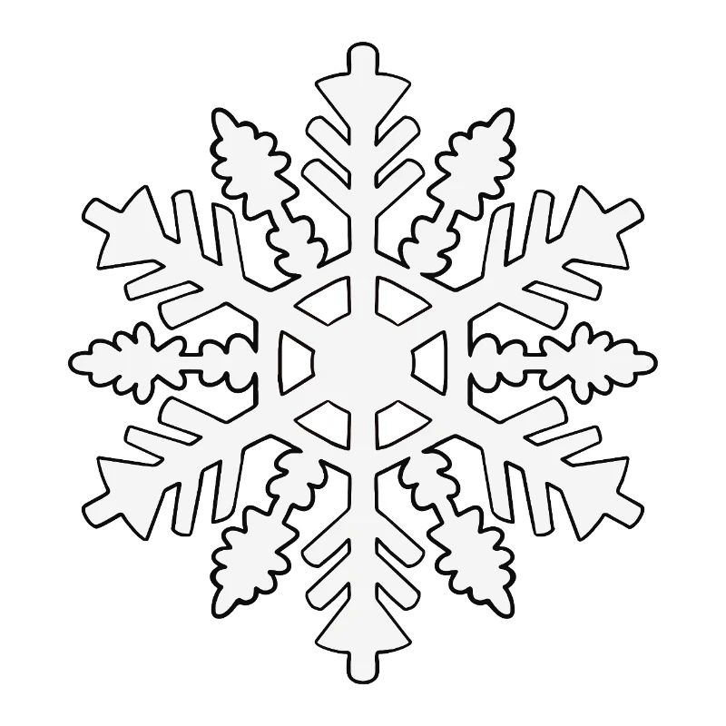 Snowflake Silhouette