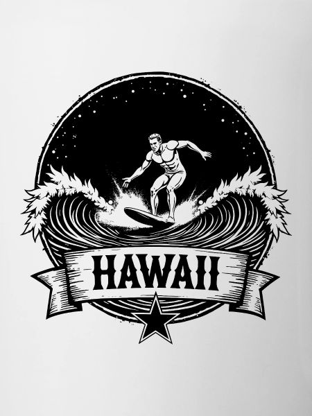 Hawaii Surfer Surfer on Pacific Wave