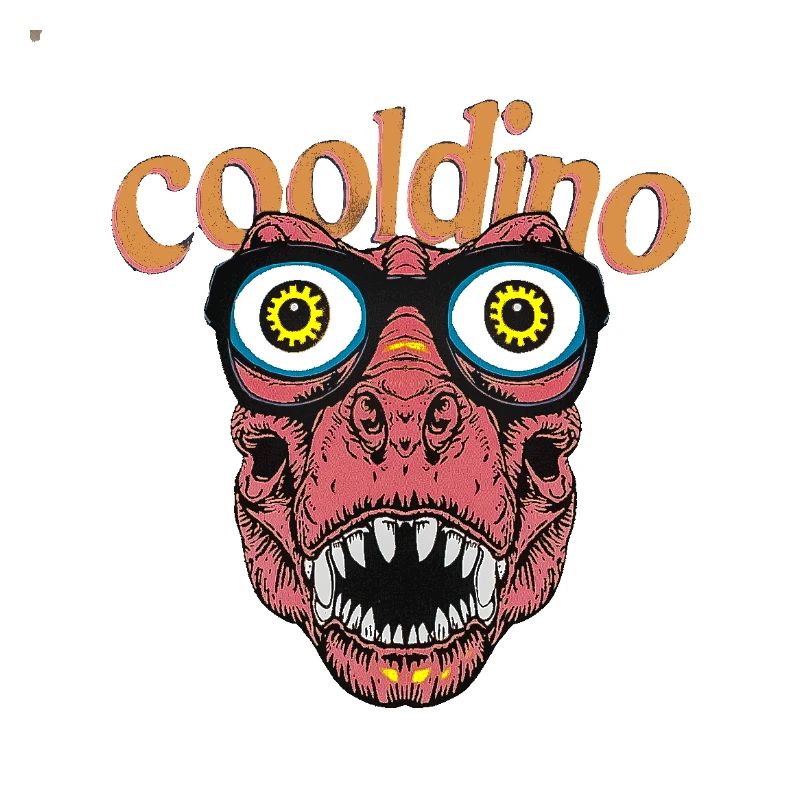 Cooler Dino mit Brille