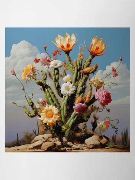 Kaktusblüten Farbtraum