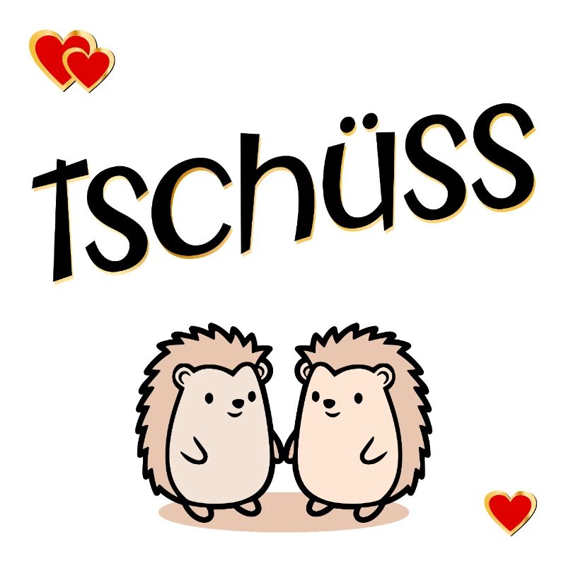 Abschied Kollegen Tschüss Igel