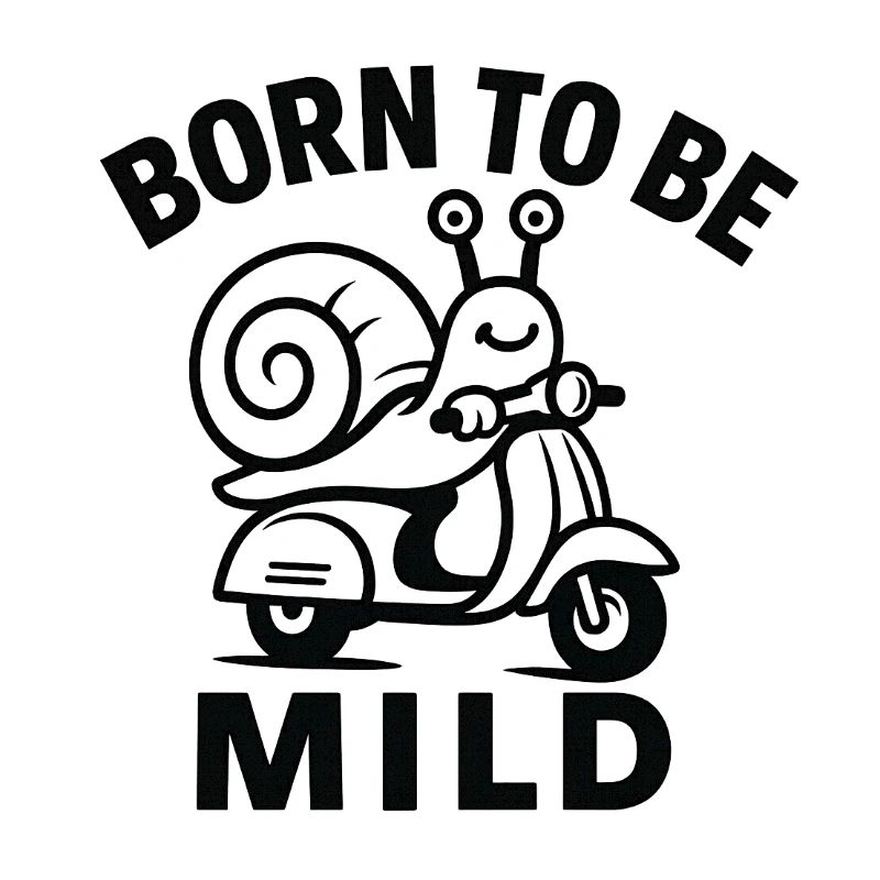 Born to Be Mild Snail on Roller