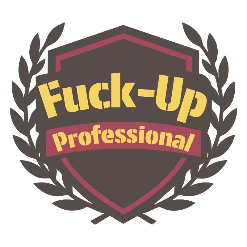 Badge professionnel de raté