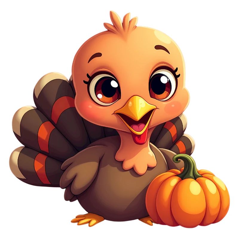 Bébé dinde de Thanksgiving