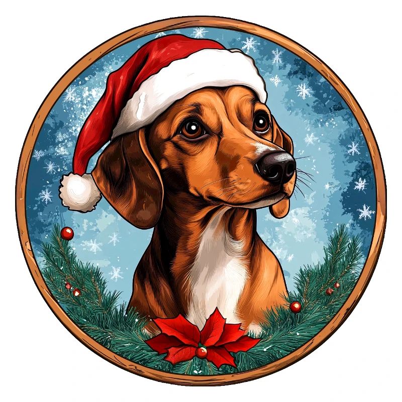 Teckel Père Noël