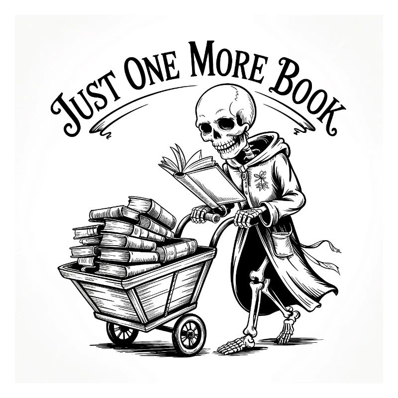 Nur noch ein Buch – Lustiges T-Shirt