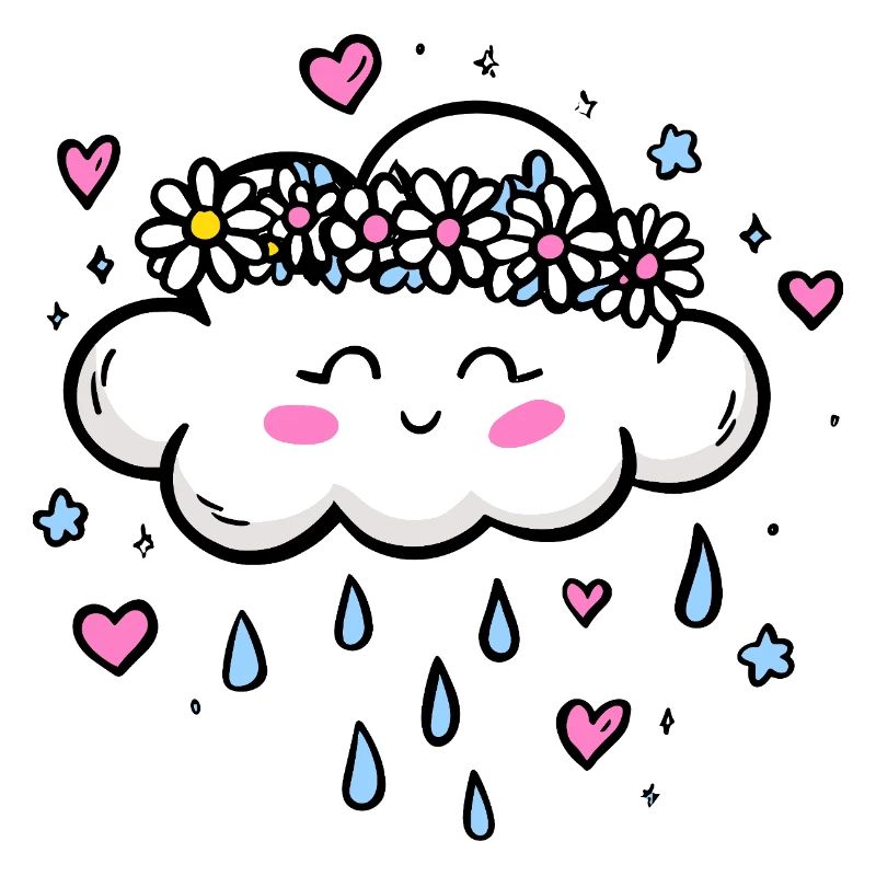 Cloud Wreath Rain Love