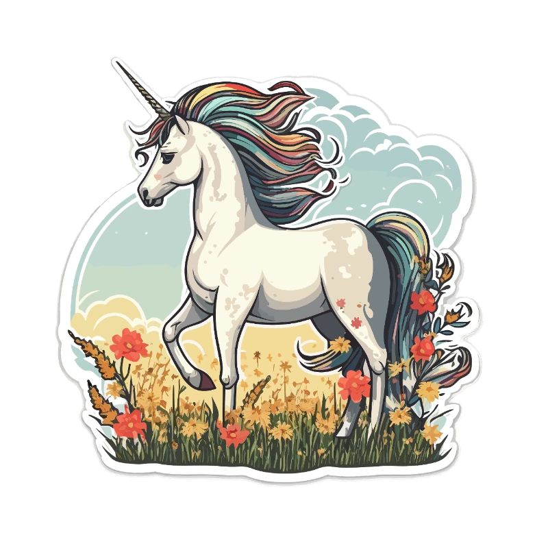 Einhorn im Sonnenfeld