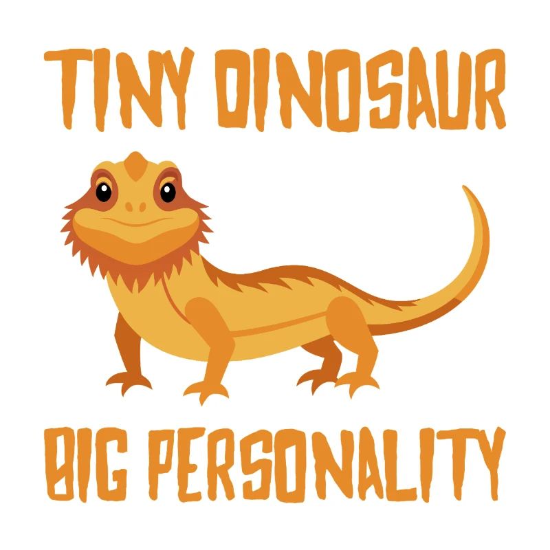 Tiny Dinosaur Big Personality Bartagame Reptil