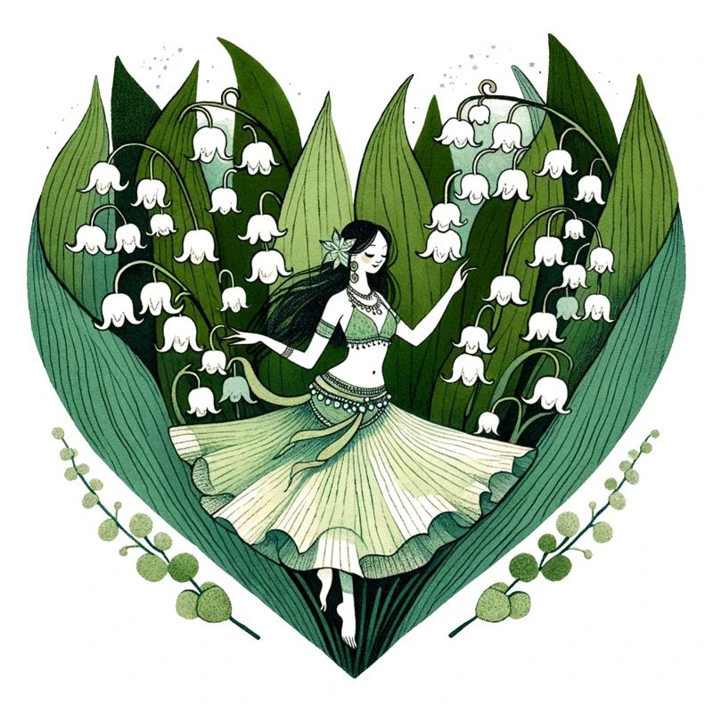 Lily Vale Dancer in Heart Bloom