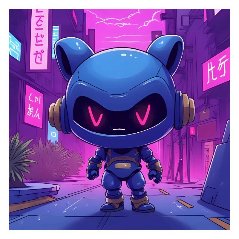 Ninjo Urban Neon Robot