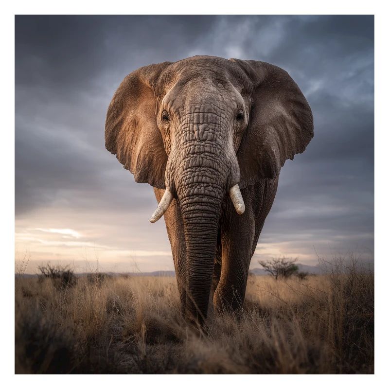 Faune majestueuse d’éléphant Afrique Savane