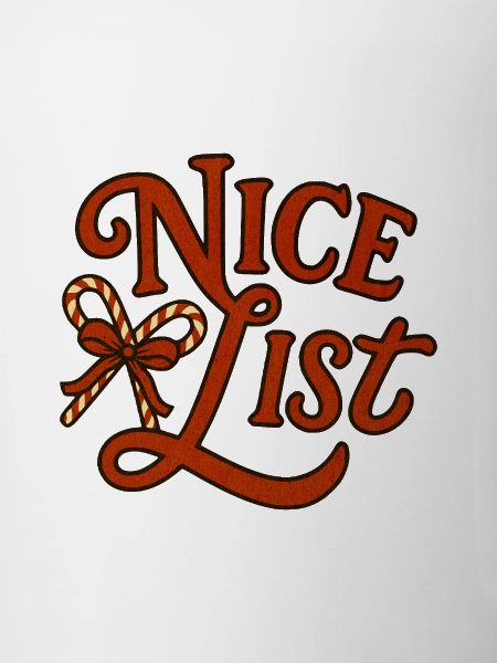 Nice List Weihnachten Zuckerstange
