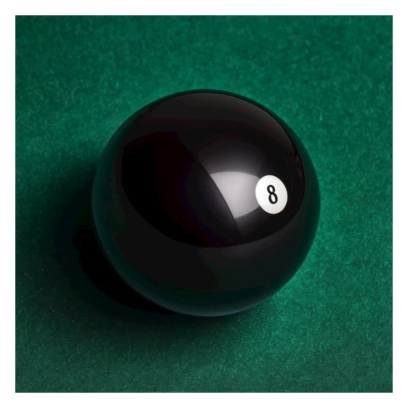 Bille 8 noire sur feutre