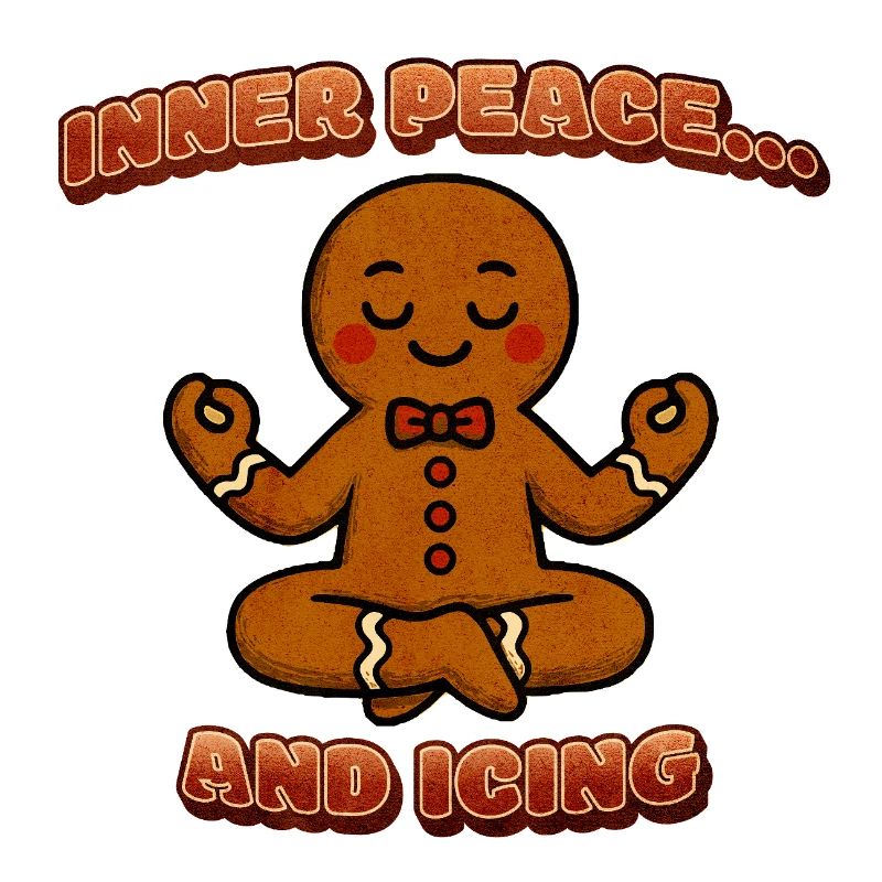 Inner Peace Gingerbread Meditationsfigur