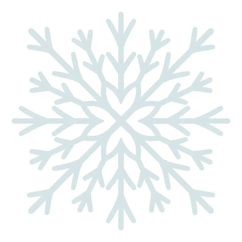 Frosted Snowflake Radiance
