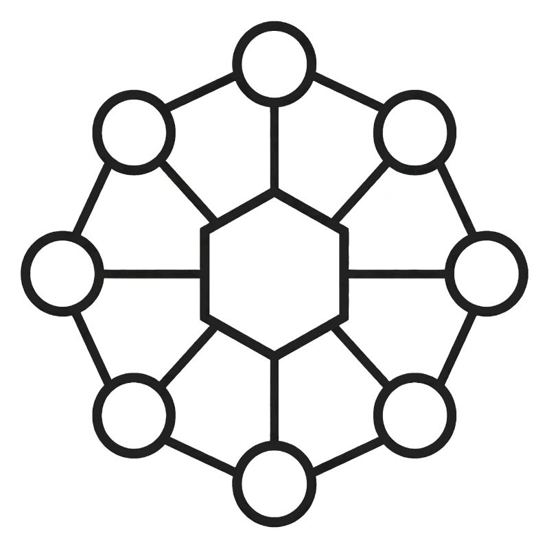 Geometric Hexagon Mandala