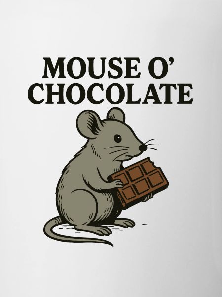 Mouse o'Chocolate Pun Mouse Chocolate