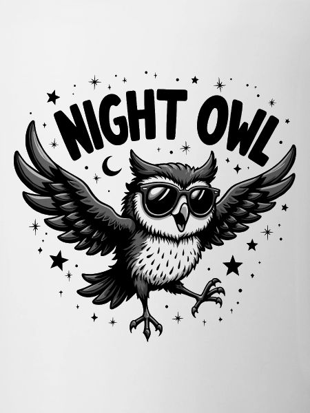 Night Owl Owl with Sunglasses
