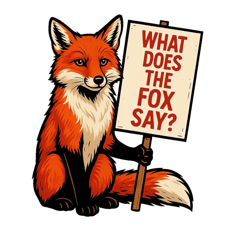 Fox with Shield – What Does the Fox Say