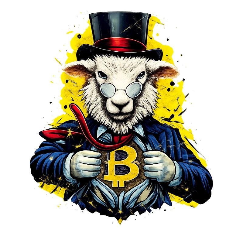 Bitcoin Schaf Gentleman