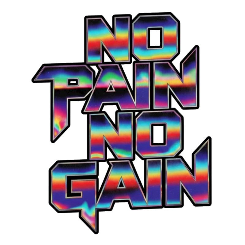 Arc-en-ciel sans douleur sans gain
